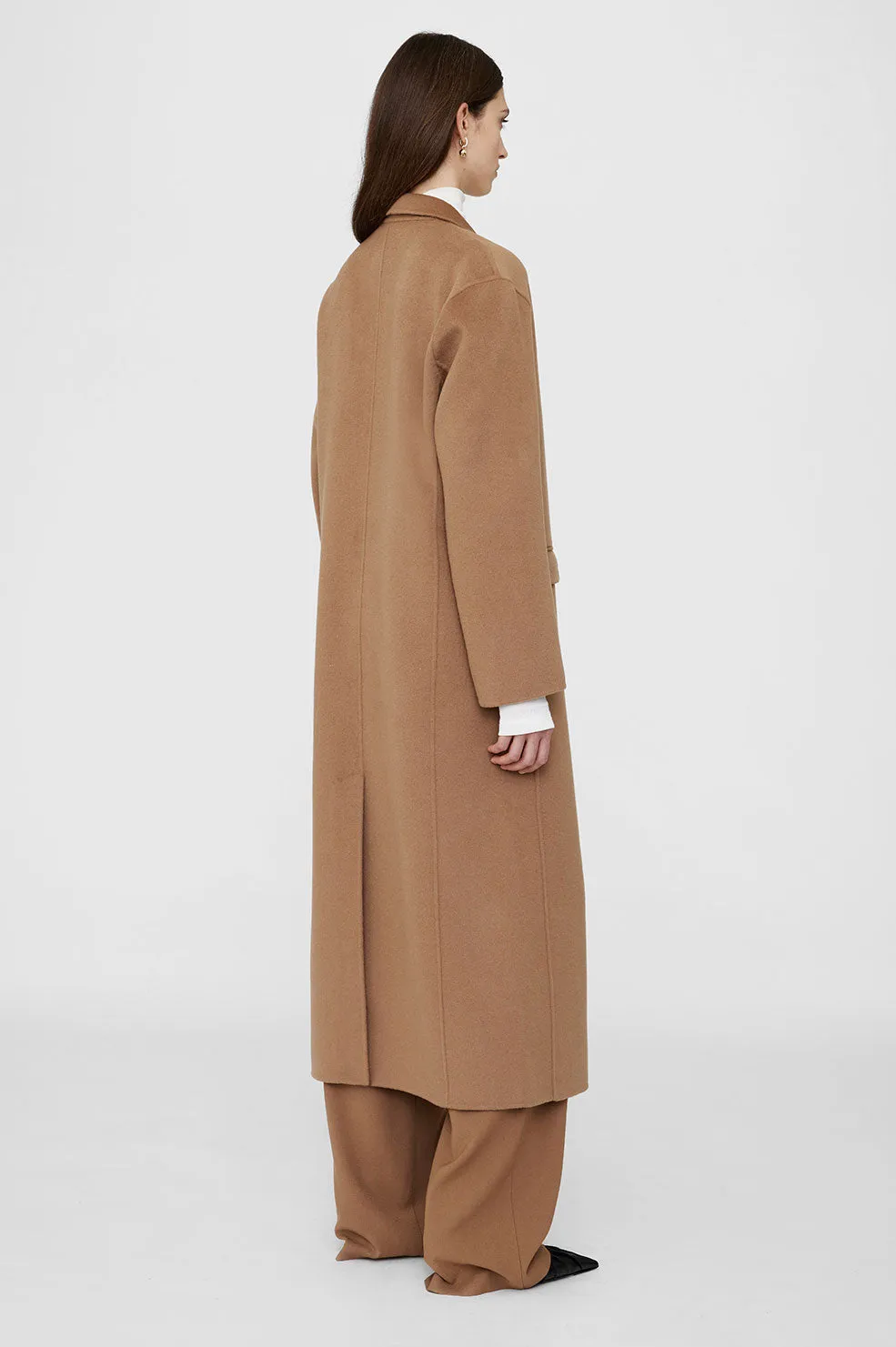 Quinn Coat - Camel Cashmere Blend