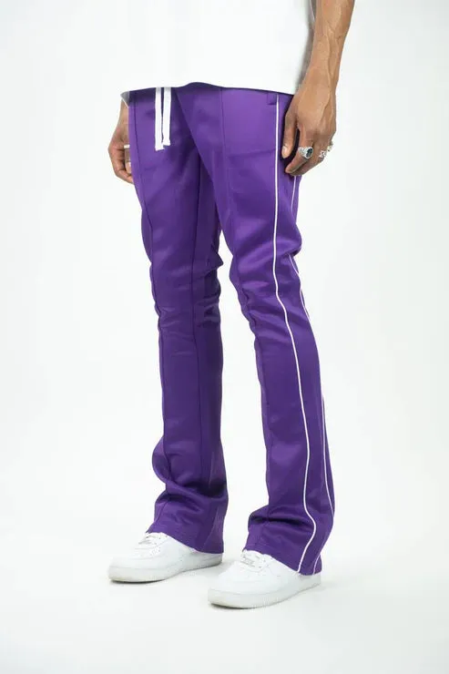 Rebel Mind - Stacked Track Pant - Purple