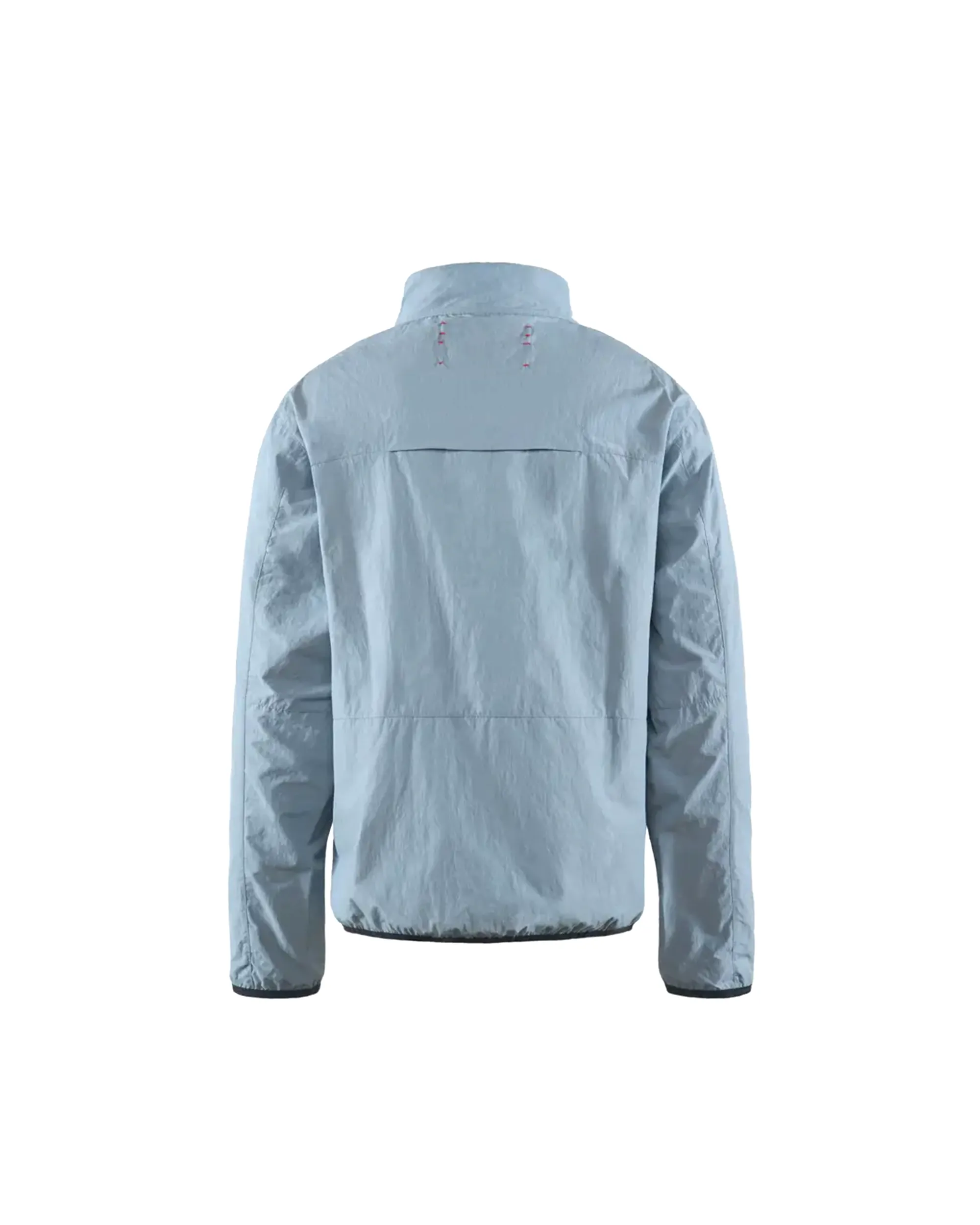 Recycled Half-Zip Shell Jacket - Pale Blue