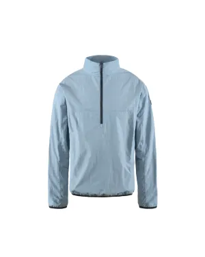 Recycled Half-Zip Shell Jacket - Pale Blue