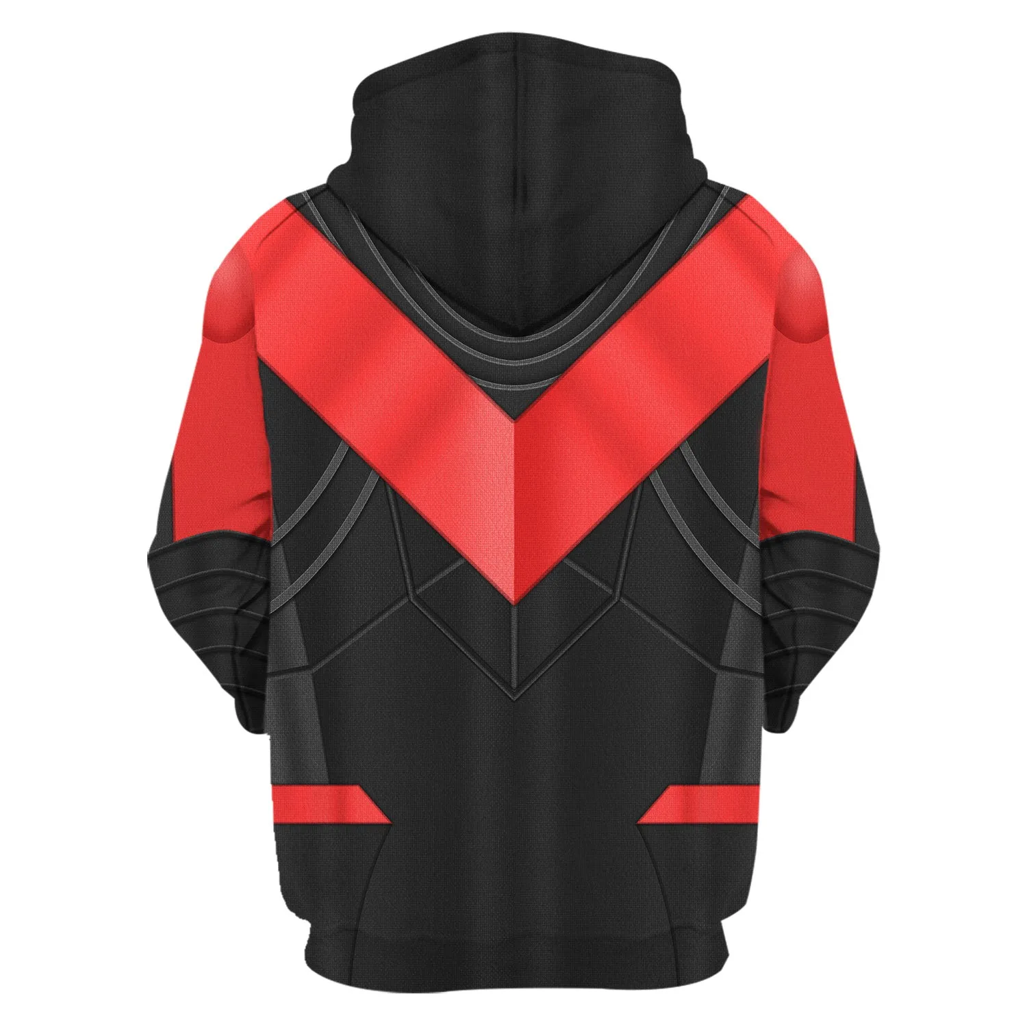 Red colored nightwing Hoodies Sweatshirt T-shirt Hawaiian Tracksuit