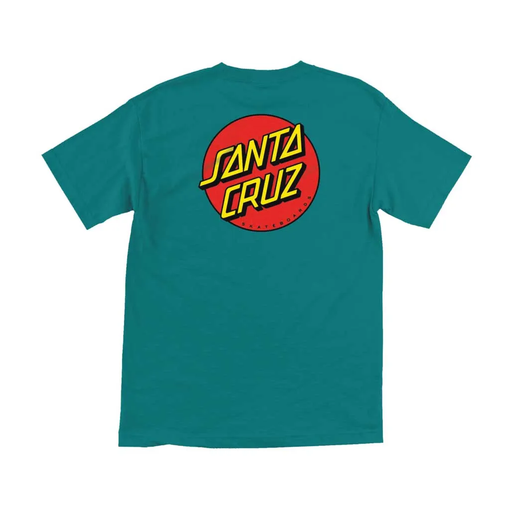 Santa Cruz Classic Dot S/S T-shirt - Teal