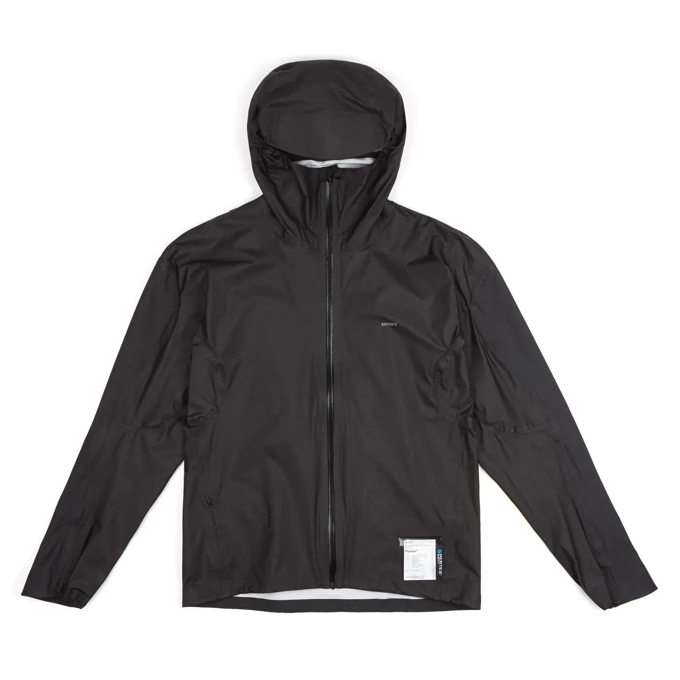 Satisfy Pertex 3L Fly Rain Jacket Black