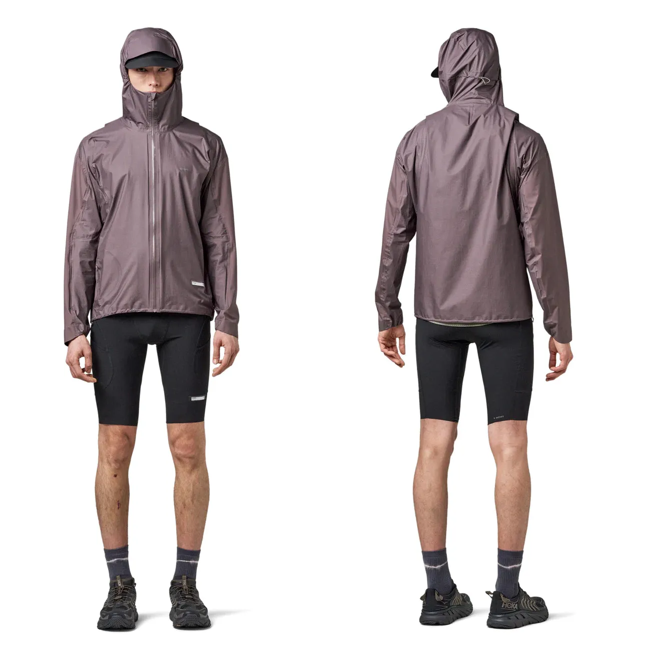 Satisfy Pertex 3L Fly Rain Jacket Sparrow