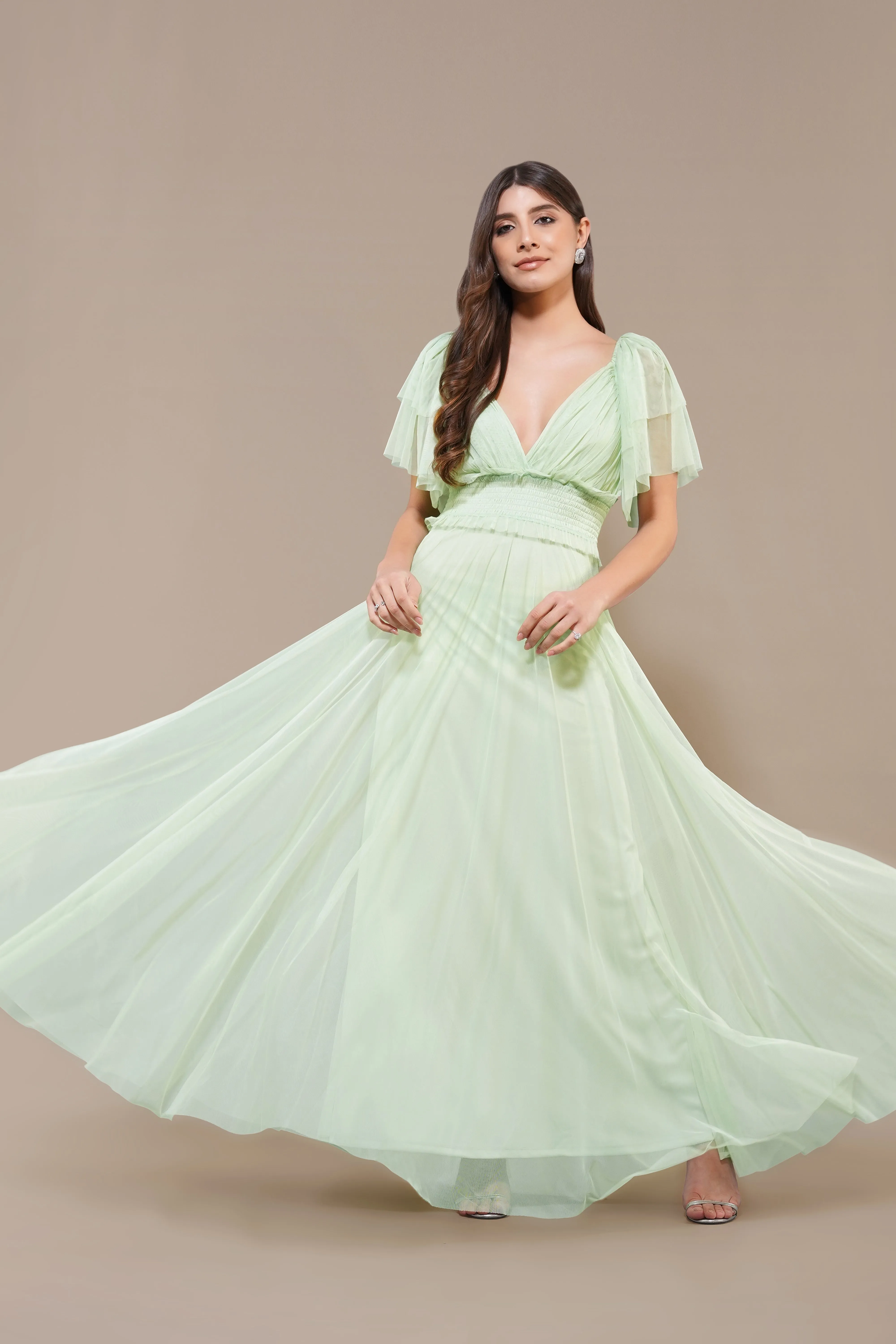 Shelby Maxi Dress in Sage Green