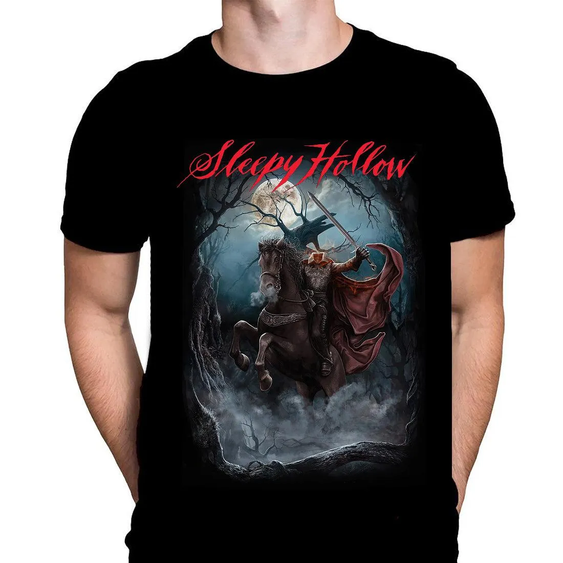 Sleepy Hollow - Ghost Horror Movie Poster Art - T-Shirt