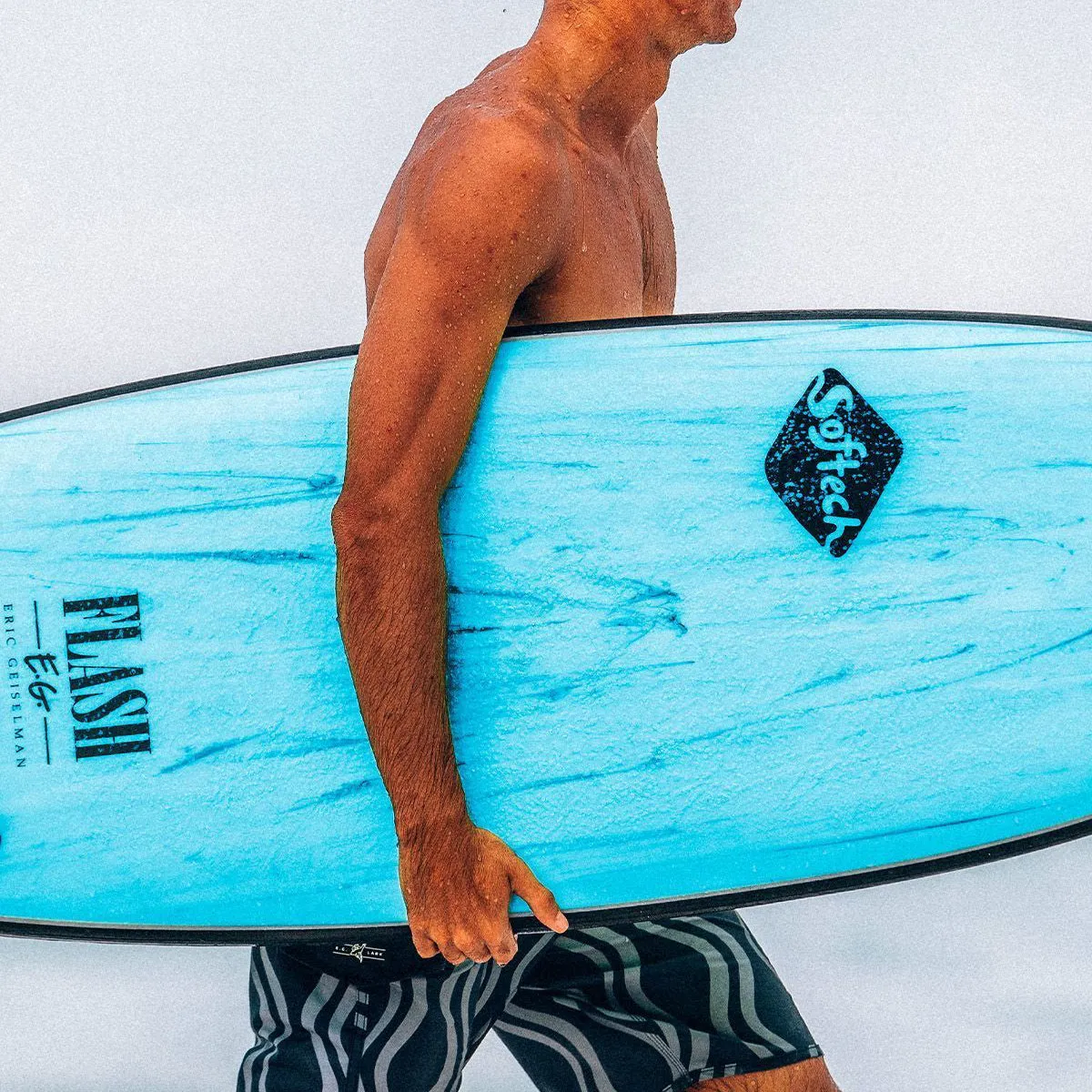 Softech Eric Geiselman Flash 6'6 x 21 ¼ x 2 ½ Surfboard - Aqua Marble