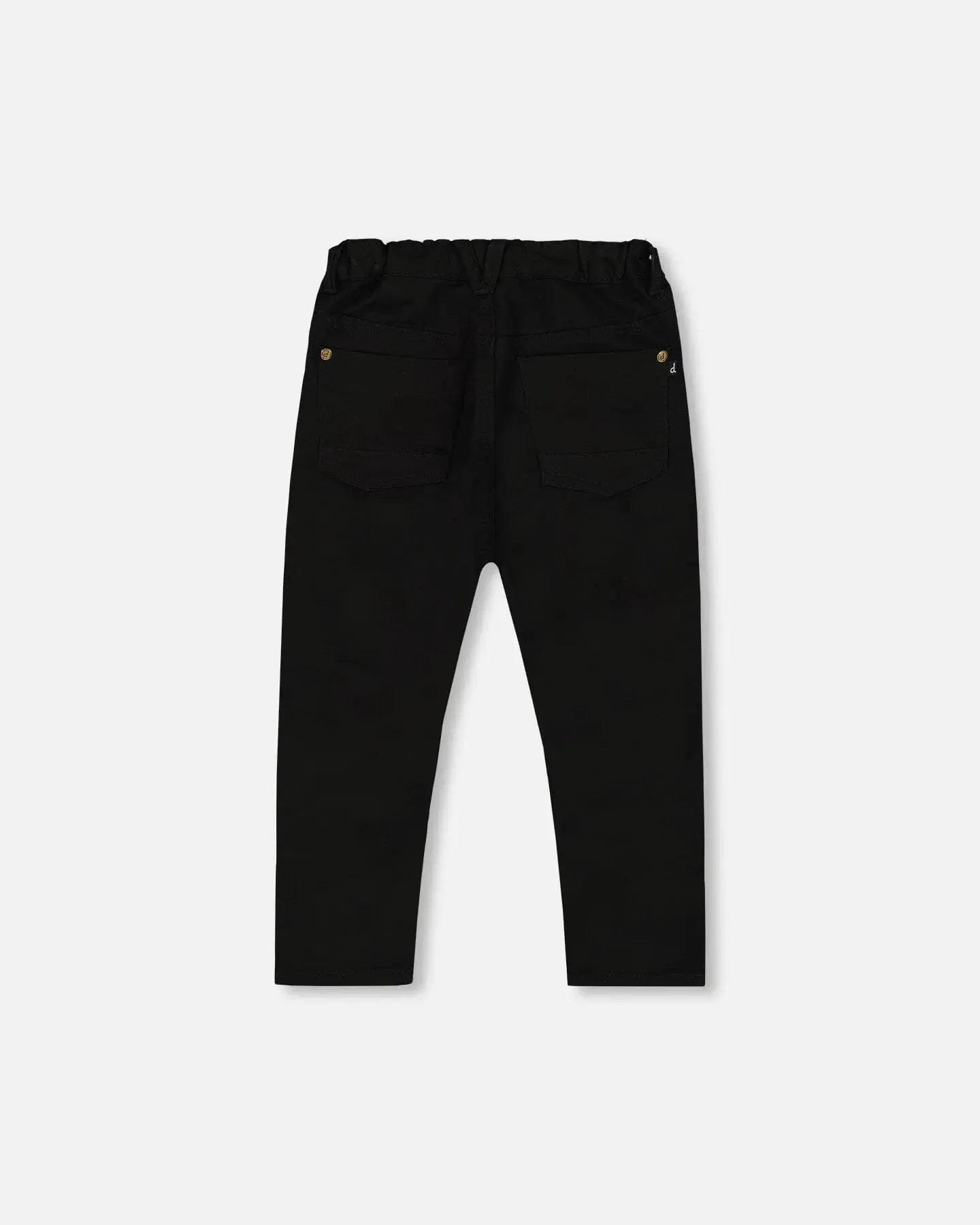 Stretch Twill Pants Black