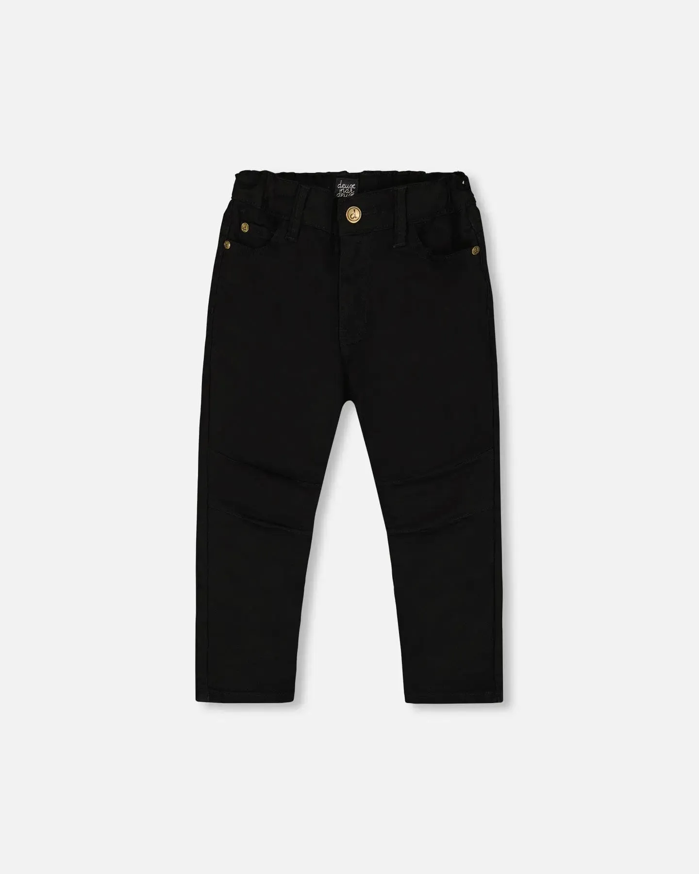 Stretch Twill Pants Black