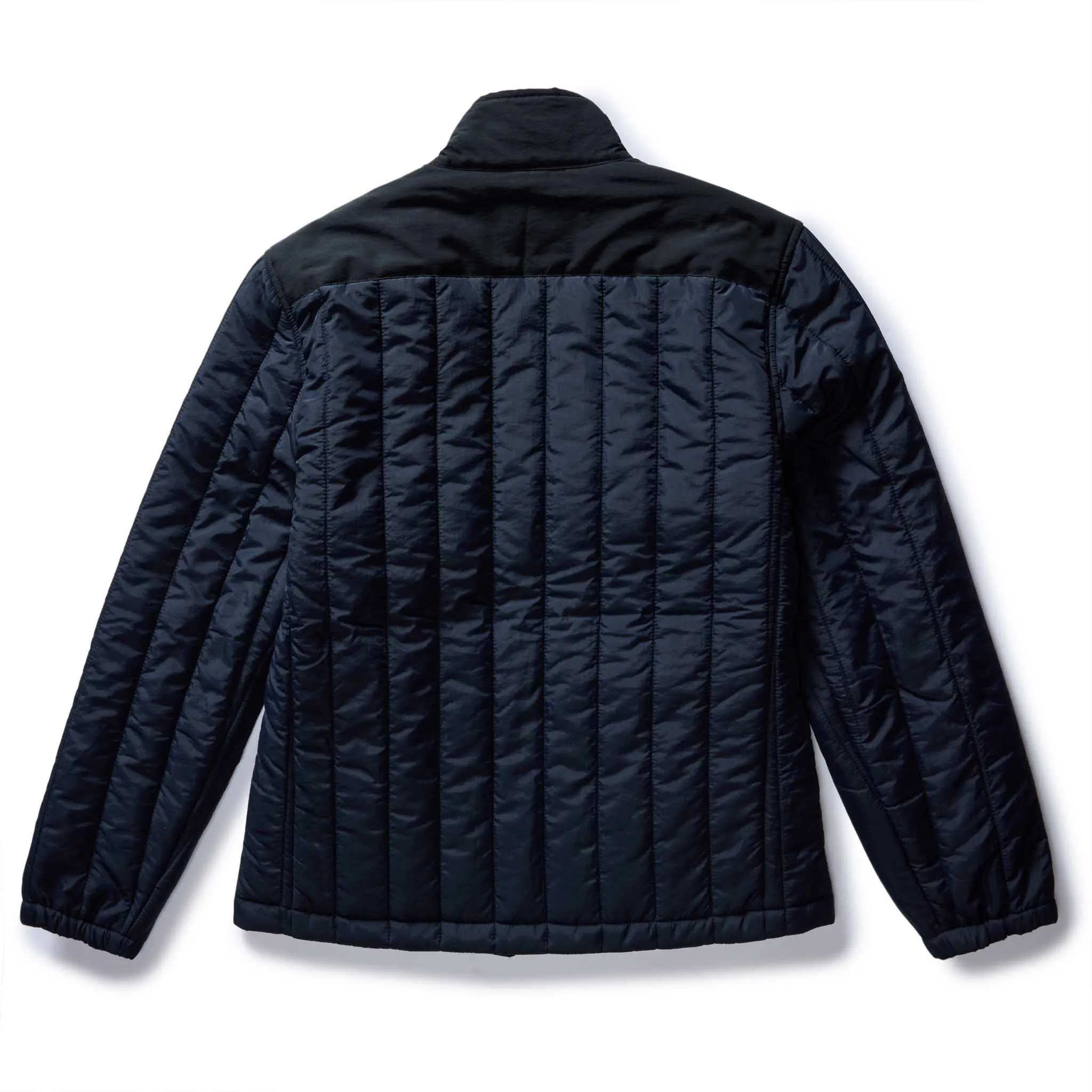 The Ember Jacket in Dark Navy Quilted Nylon