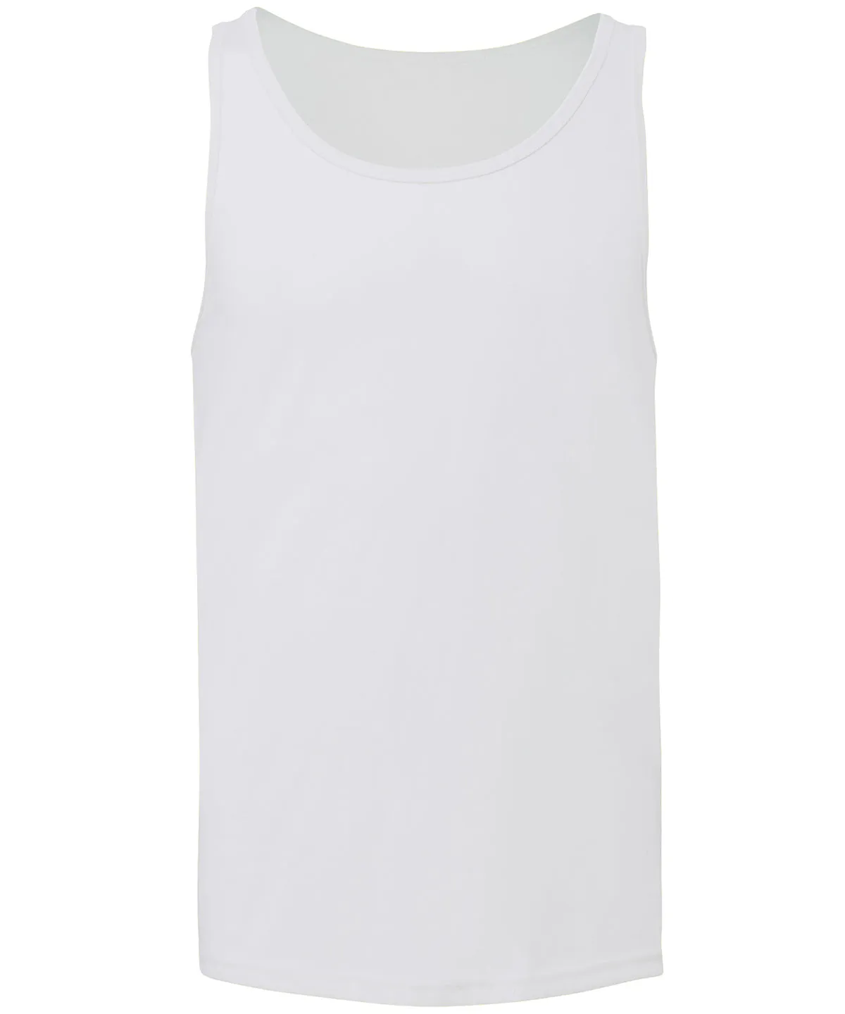 Unisex Jersey tank top | White