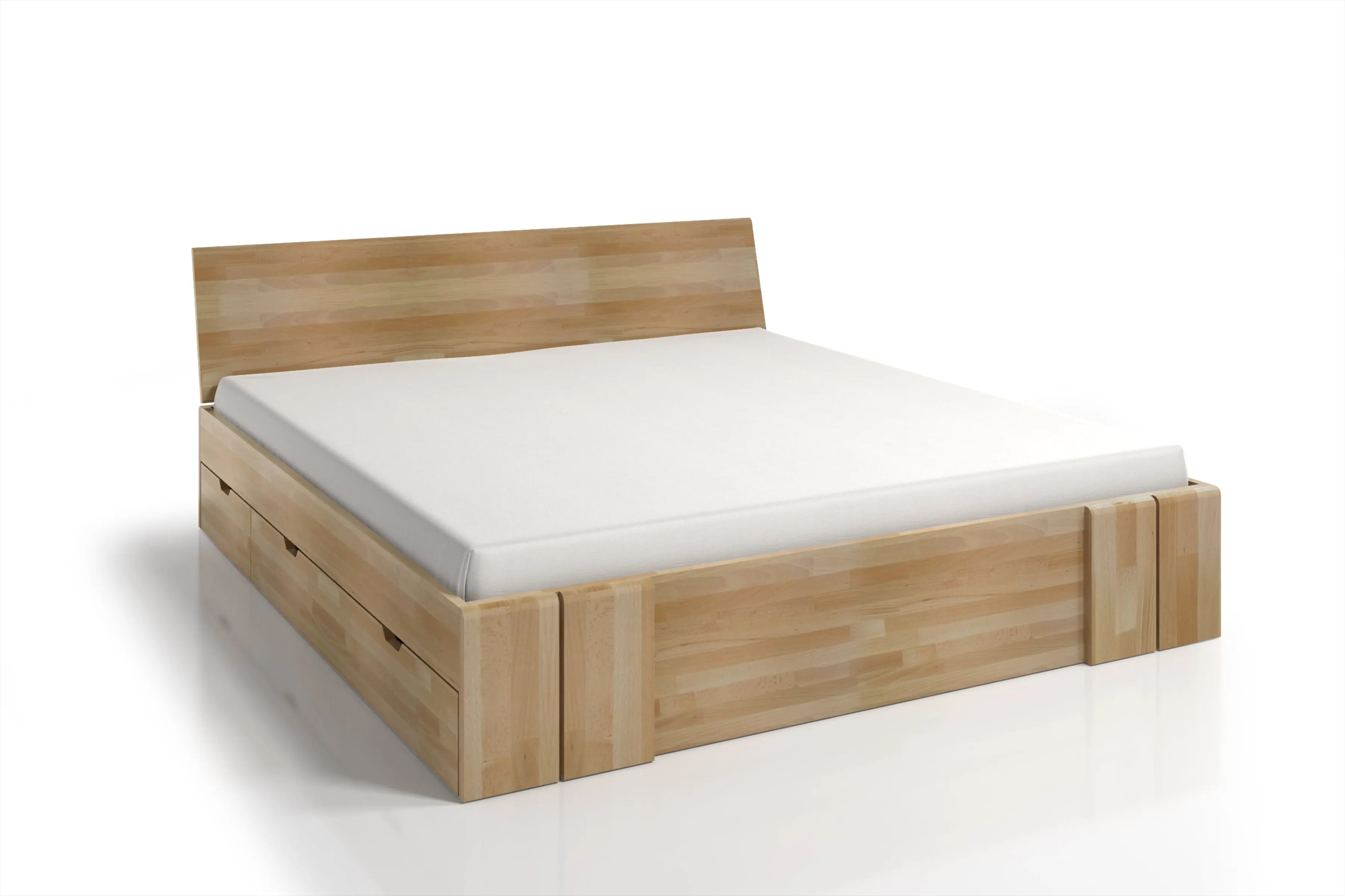 VESTRE Beech Maxi Bed 4 Drawers