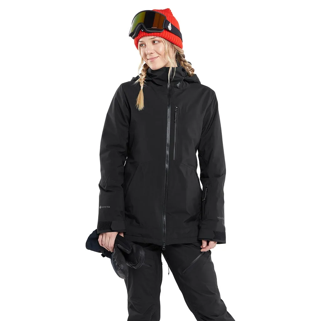 Volcom 2024 Womens 3D Stretch Gore-Tex Jacket - Black