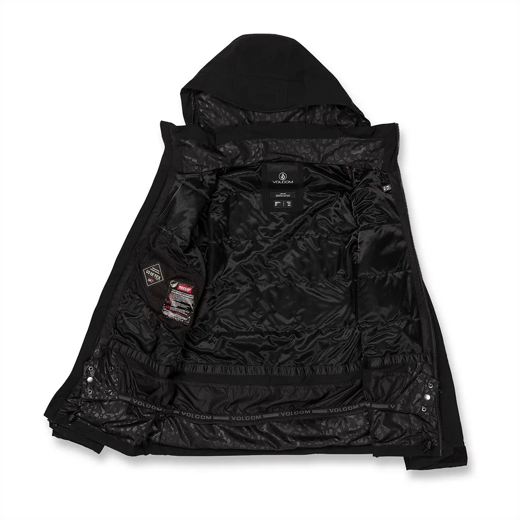 Volcom 2024 Womens 3D Stretch Gore-Tex Jacket - Black