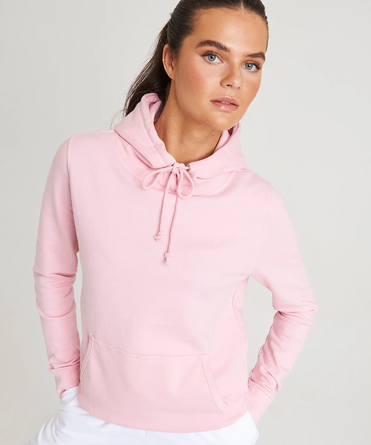 Womens College Hoodie | Candyfloss Pink