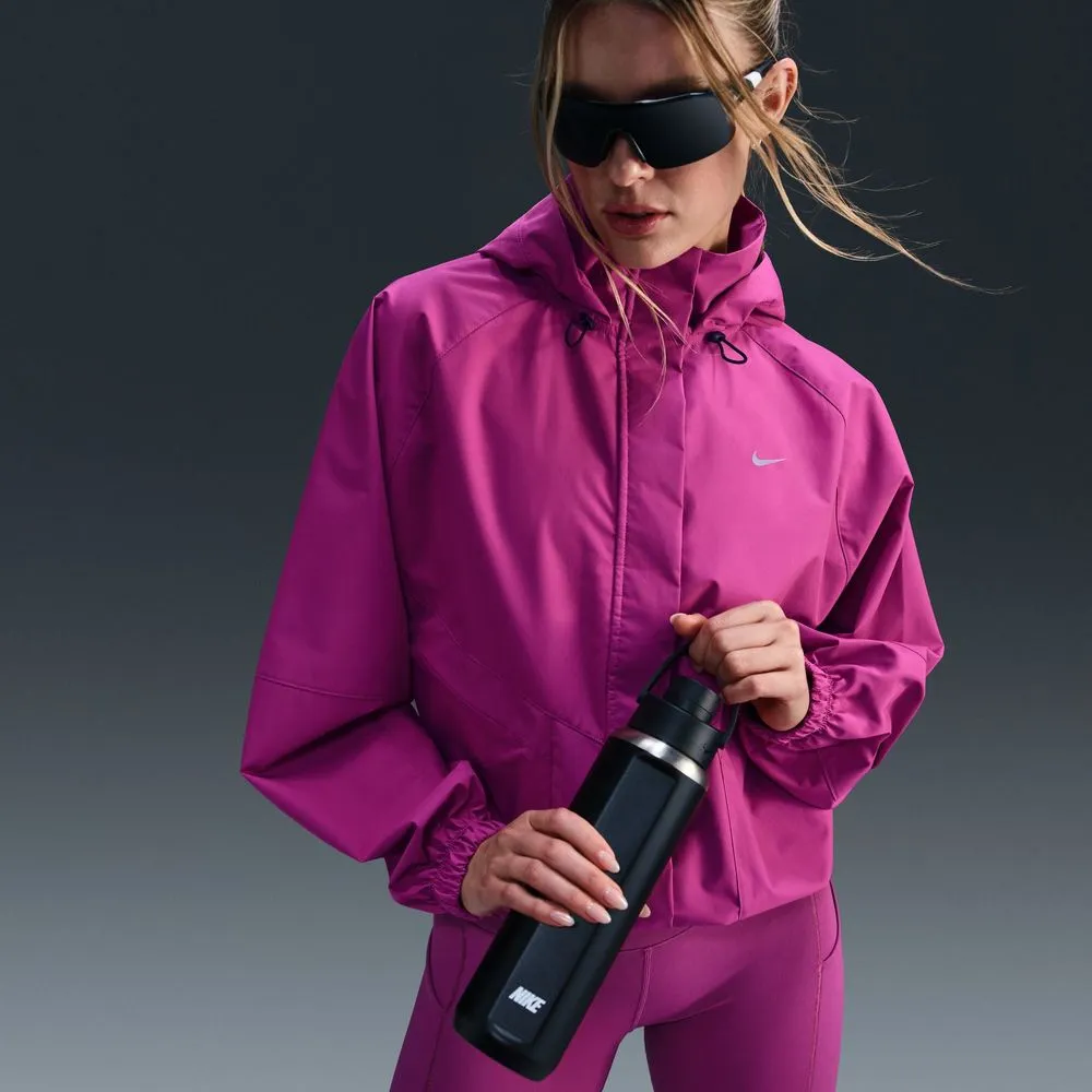 Womens Storm-FIT Swift Running Jacket - Hot Fuchsia/Black