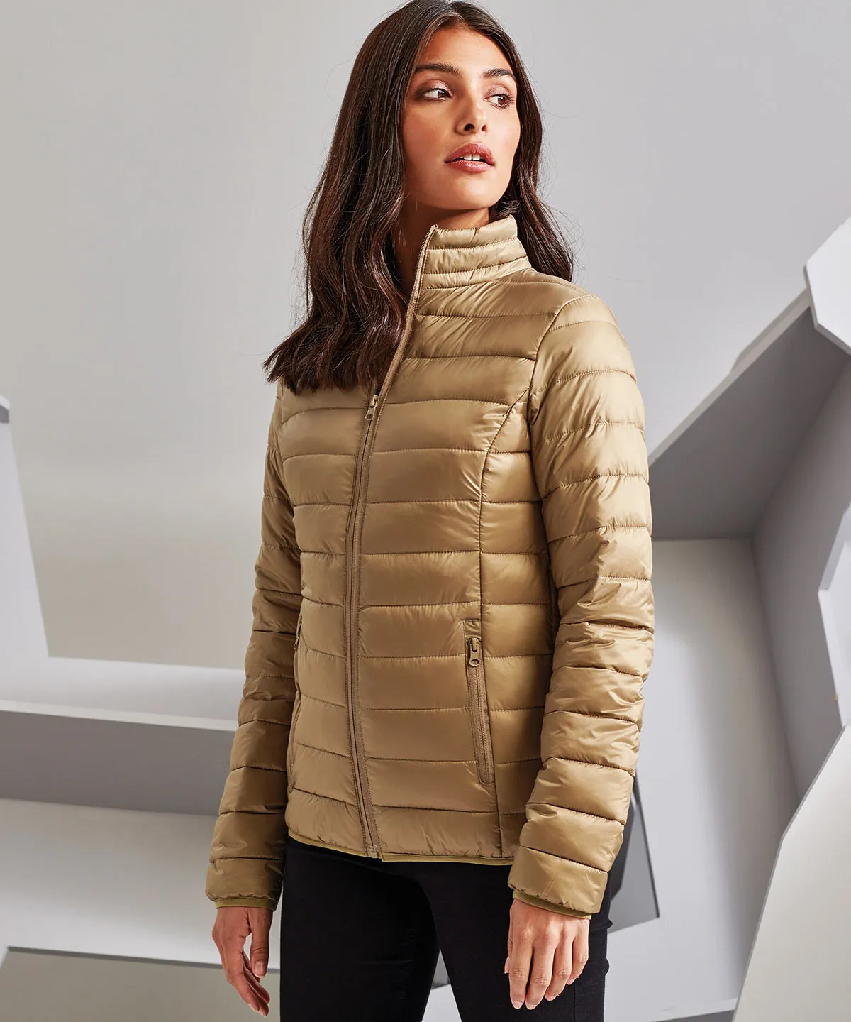 Womens terrain padded jacket | Aubergine