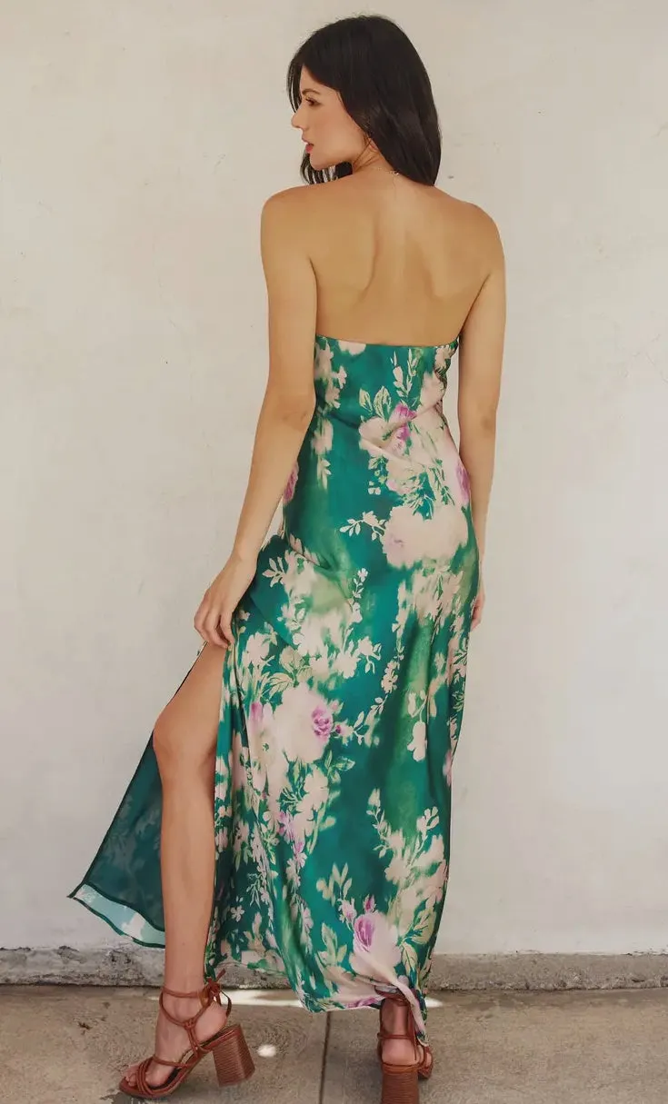 Zendaya Satin Maxi